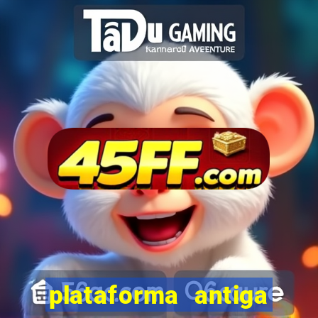 plataforma antiga de jogos